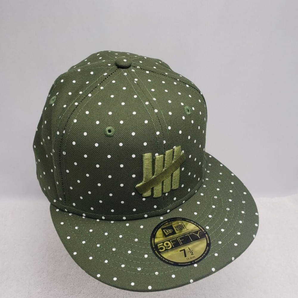 Undefeated Green Polka Dot Cap
